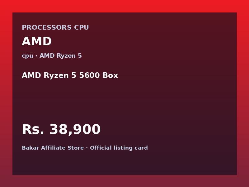 AMD Ryzen 5 5600 Box