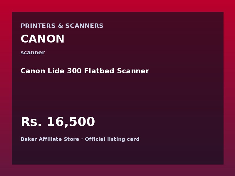 Canon Lide 300 Flatbed Scanner