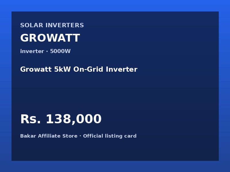 Growatt 5kW On-Grid Inverter