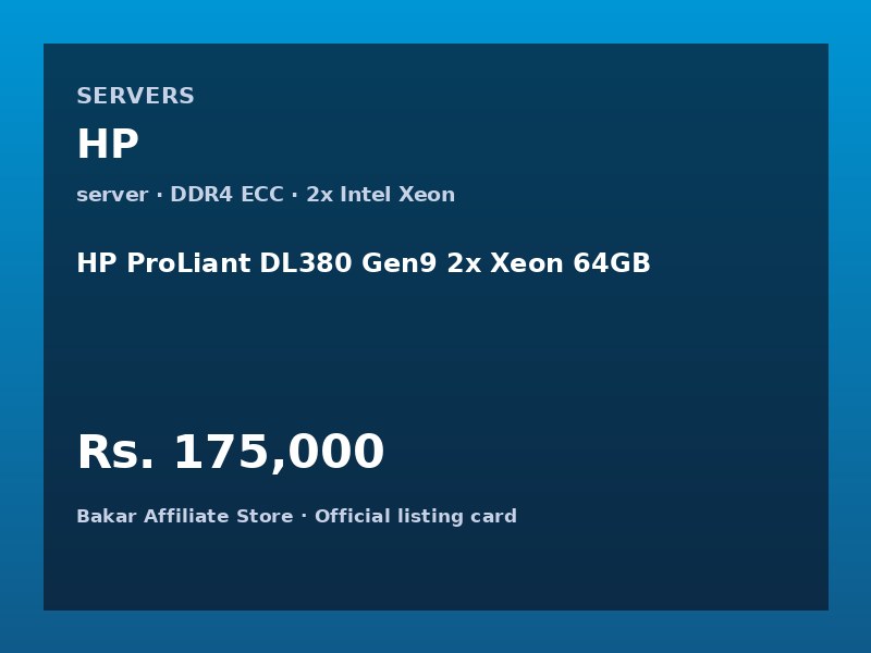 HP ProLiant DL380 Gen9 2x Xeon 64GB