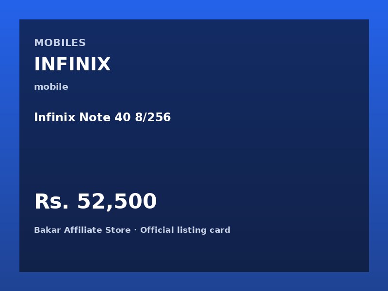 Infinix Note 40 8/256