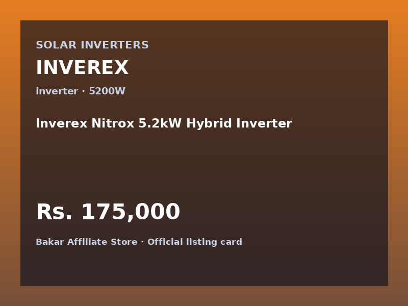 Inverex Nitrox 5.2kW Hybrid Inverter