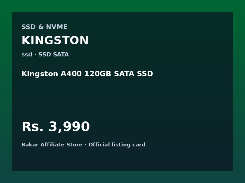 Kingston A400 120GB SATA SSD