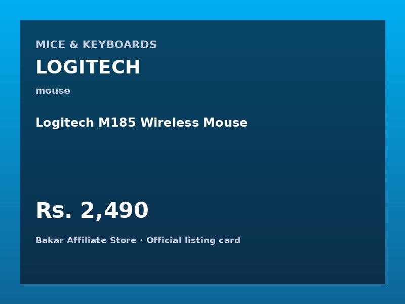 Logitech M185 Wireless Mouse