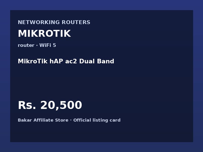 MikroTik hAP ac2 Dual Band