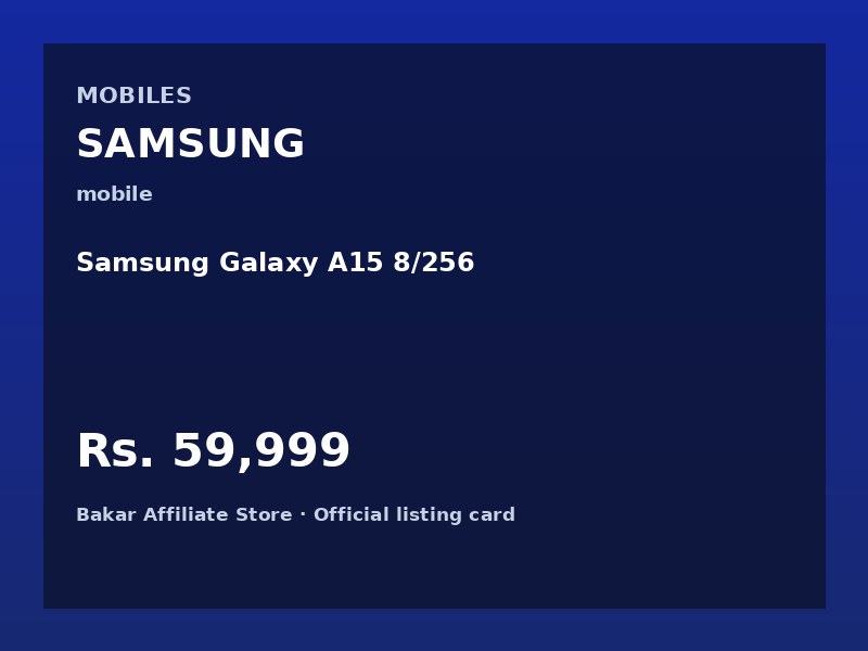 Samsung Galaxy A15 8/256