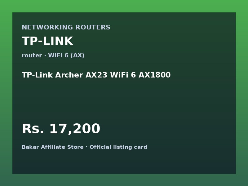 TP-Link Archer AX23 WiFi 6 AX1800