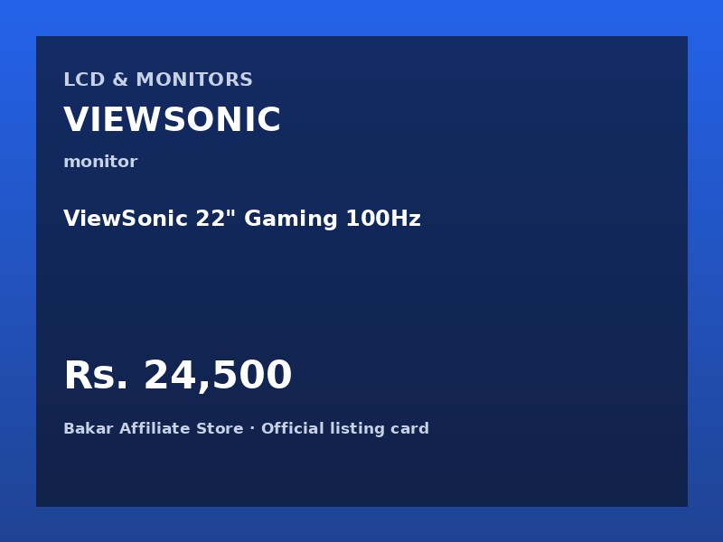 ViewSonic 22" Gaming 100Hz