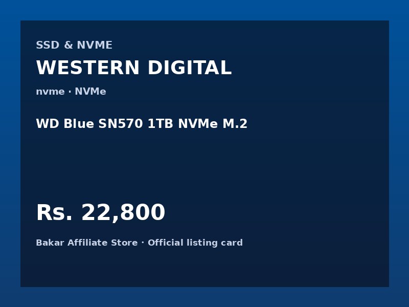 WD Blue SN570 1TB NVMe M.2