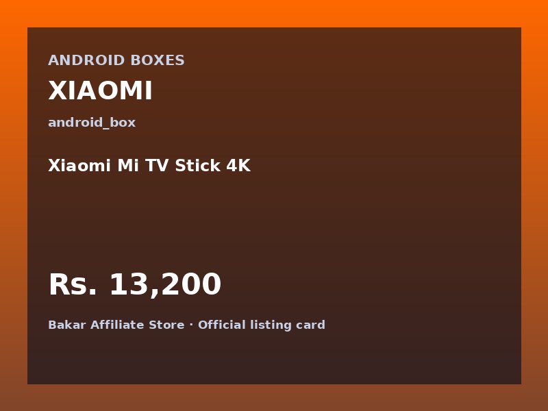 Xiaomi Mi TV Stick 4K