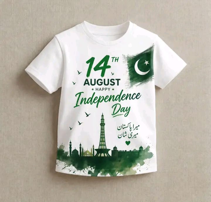 14 August Classic Minar-e-Pakistan T-Shirt | میرا پاکستان میری شان